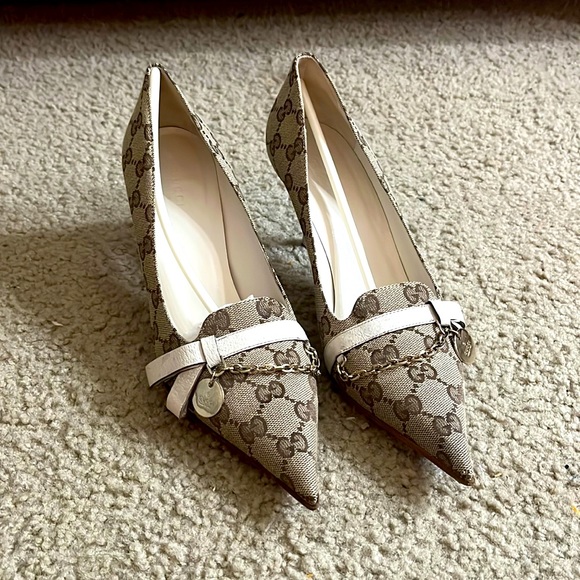 Gucci Shoes - Gucci Monogram Heels